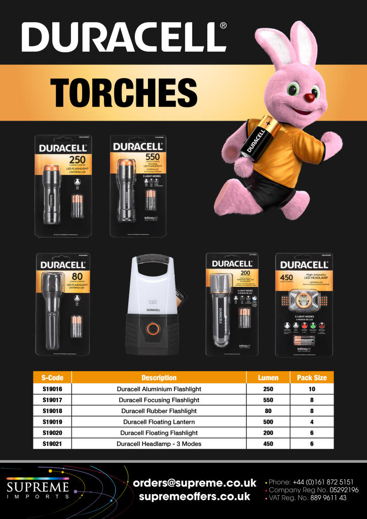Duracell Torches Supreme